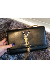 Sale 1:1 YSL Monogramme Cross-body Shoulder Bag Smooth Leather Y311218 Black VS01598