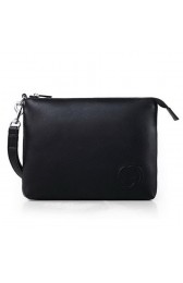 Top Gucci Calfskin Leather Travel Case 322054 Black VS00501