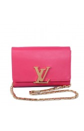 Top Louis Vuitton Chain Louise Shoulder Bag M92465 Rose VS02136