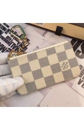 Top Louis Vuitton Damier Azur Canvas Key Pouch M62650 VS06520