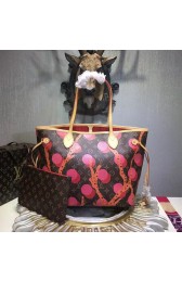 Top Louis Vuitton Monogram Canvas Neverfull MM Ramages M41603 VS00732