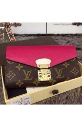 Top Louis Vuitton Monogram Canvas PALLAS WALLET M58414 Rose VS09739