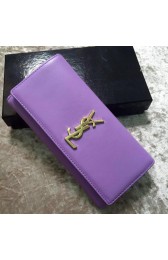 Yves Saint Laurent Flap Wallet Y30180 Lavender VS02403