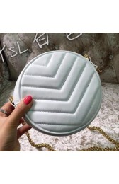 Yves Saint Laurent Monogramme Leather Shoulder Bag Y30260 White VS09033