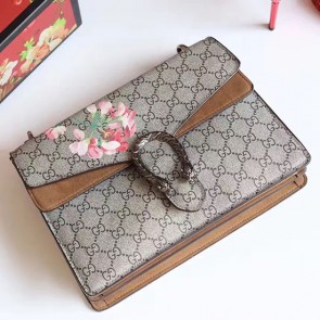 AAA Gucci Dionysus GG Blooms Print Shoulder Bag Beige 400235 VS03456