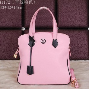 AAA Imitation Louis Vuitton Cruise 2015 Smooth Leather Tote Bag M41172 Pink VS00844
