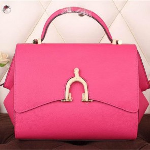 AAAAA Hermes Stirrup Top Handle Bag H30560 Rose VS01535