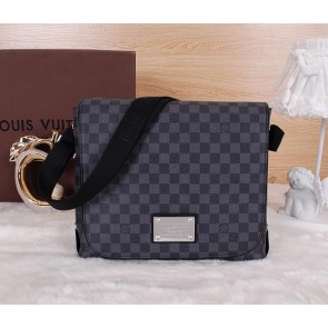 AAAAA Louis Vuitton Damier Graphite Canvas Brooklyn MM N51211 VS04453