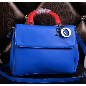 Be Dior Diorissimo Flap Small Bag Cruise 2015 CD1108 Blue VS00754