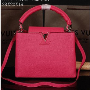 Best Copy Louis Vuitton Elegant Capucines BB Bag M48870 Rose VS09820