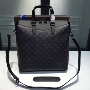 Best Copy Louis Vuitton Monogram Eclipse Canvas Tote Explorer M40567 VS06897