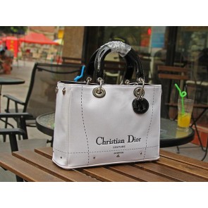 Best Dior Cruise 2015 Show Tote Bag 9902 White VS05690