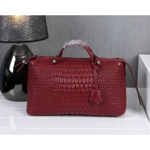 Best Quality Fendi BY THE WAY Bag Sheepskin Leather F2005 Burgundy VS08051