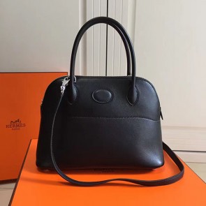 Best Quality Hermes Bolide 27 Bag in Black Swift Leather HB2701 VS01517