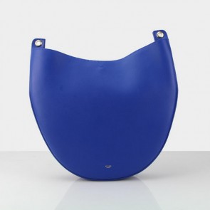 Celine Hobo Handbag Original Leather 174893 Blue VS07115