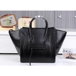 Celine Luggage Phantom Shopper Bags Ferrari Leather CL3341 Black VS05726