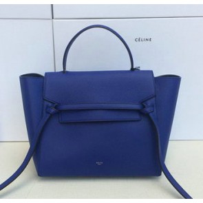Celine mini Belt Bag Original Leather C98311 Blue VS08797