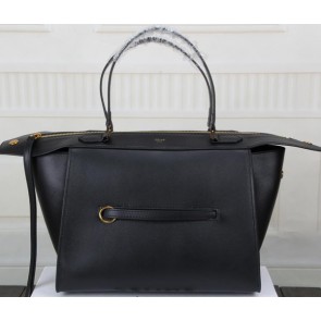 Celine Ring Bag Smooth Calfskin Leather 176203 Black VS02024