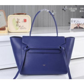 Celine Small Belt Bag Original Ferrari Leather C3397 Royal VS03896