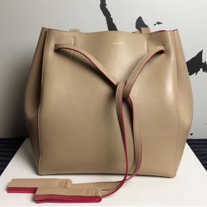 Celine Small Cabas Phantom with Tassels in Beige Smooth Calfskin C130401 VS03739