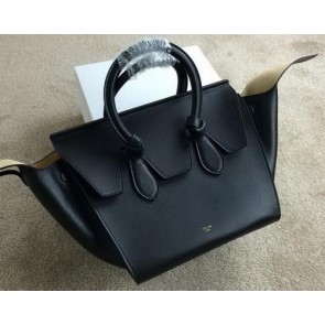 Celine Tie Nano Top Handle Bag Smooth Leather 98313 Black VS09498