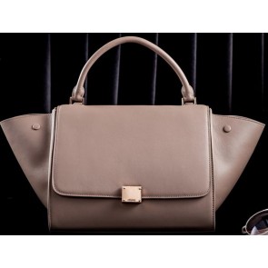 Celine Trapeze Bag Original Leather CT3342 Khaki VS05115