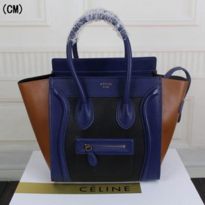 Cheap Celine Luggage Micro Tote Bag Original Leather CLY33081M Royal VS08483