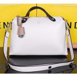 Cheap Fendi By The Way Tote Bag Calfskin Leather FD2351 White VS09636