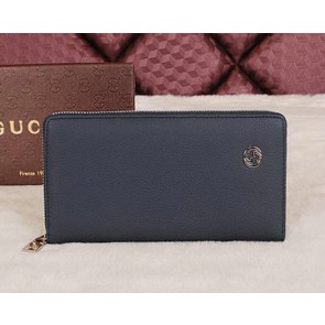 Cheap Replica Gucci Original Grainy Leather Clutches G18012B Royal VS02906
