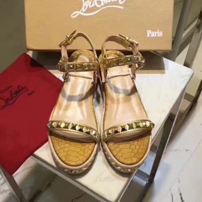 Christian Louboutin Calfskin Sandal Snake CL001 VS06500