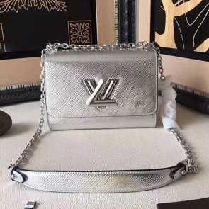 Copy AAA Louis Vuitton Epi Leather Twist MM Silver M50280 VS03353