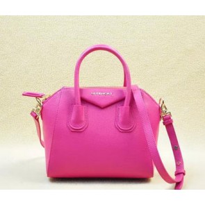 Copy Givenchy mini Antigona Bag Original Leather G9981S Rose VS06291
