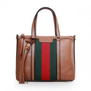 Copy Gucci Rania Original Leather Top Handle Bag 353114 Apricot VS01101