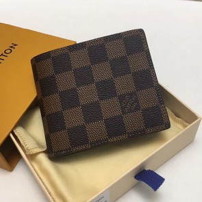 Copy Louis Vuitton Damier Ebene Canvas Passport Wallet N61720 VS09228