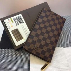 Copy Louis Vuitton Damier Ebene Canvas Zippy Organiser M60002 VS07821