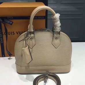 Copy Louis Vuitton Epi Leather Alma BB M40851 Beige VS02593