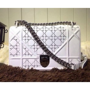 Copy Top Dior Spring 2015 Flap Bag D0633 Wheat VS03818