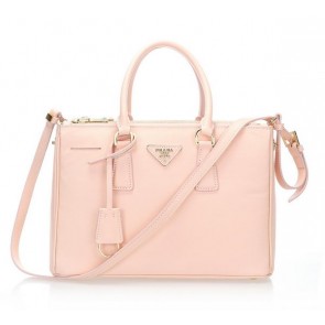 Designer Imitation Prada 30cm Saffiano Leather Tote Bag BN1801 Light Pink VS00882
