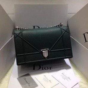 Dior Diorama Bag Original Leather CD12L Green VS01233