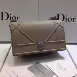 Dior Diorama Bag Original Leather CD13S Grey VS04086