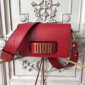 Dior J'adior Flap Bag in Red Smooth Calfskin D240605 VS09352