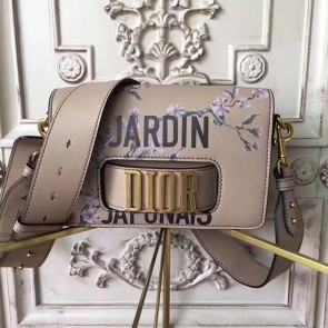 Dior J'adior Flap Bag Pink with Flower Print D240608 VS04119