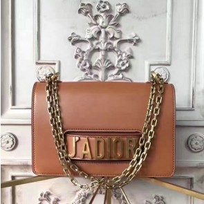 Dior J'adior Flap Bag with Chain in Brown Calfskin D240603 VS05103