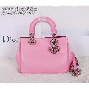 Dior mini Diorissimo Bag Smooth Leather CD0525 Pink VS06694