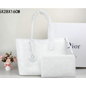 Dior Panarea Bag Rosato Canvas D99016 White VS00986