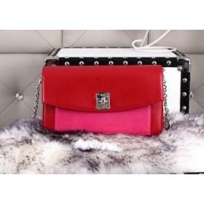 Dior Twist Promenade Pouch Three-Tone Smooth Calfskin CD0042 Red VS02274