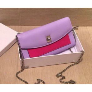 Dior Twist Rendez-Vous Wallet Smooth Calfskin M0400 Lavender&Rose VS03724