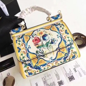 Dolce&Gabbana Medium Sicily Bag Yellow DG060411 VS05552