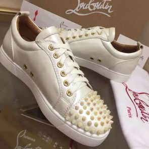 Fake Best Christian Louboutin Gondolaclou Flat Off-white CL1230 VS01912