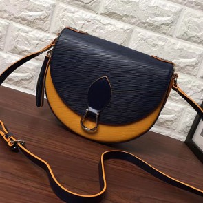 Fake Best Louis Vuitton Epi Leather Saint Cloud Blue and Yellow M54156 VS07665
